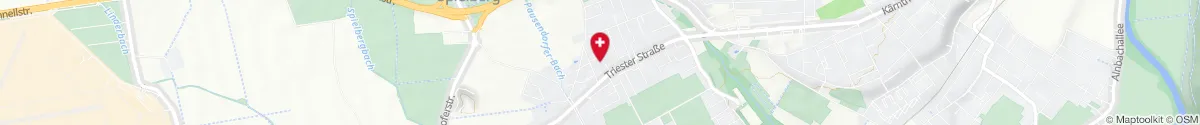 Kartendarstellung des Standorts für Apotheke Spielberg in 8724 Spielberg
